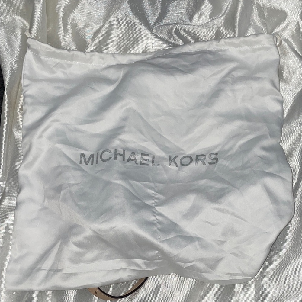 Michael Kors Brown Monogram Crossbody with Gold Hardware - Picture 11 of 11